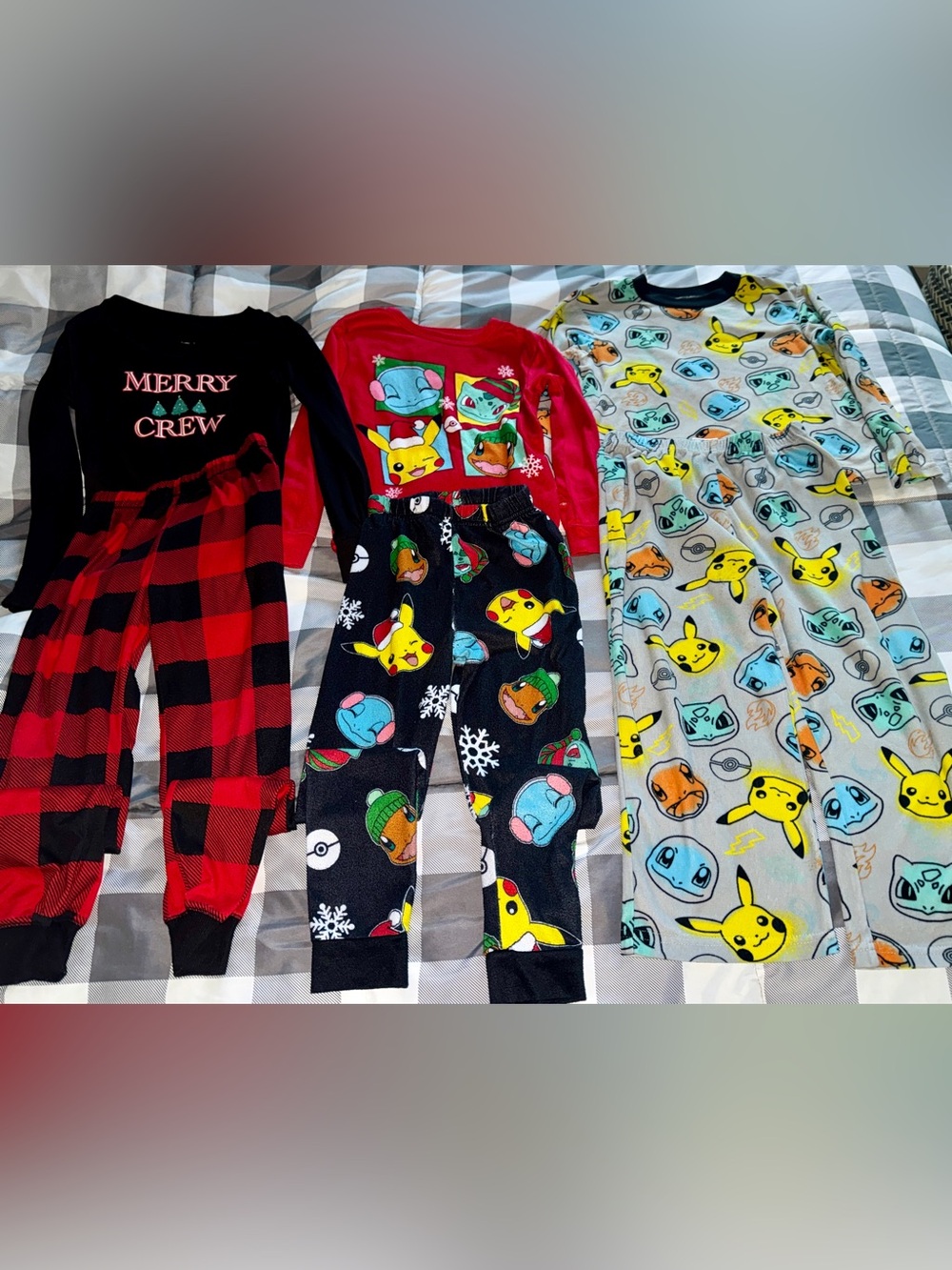 Pokémon Pajama Sets & Xmas Set Boys Youth
